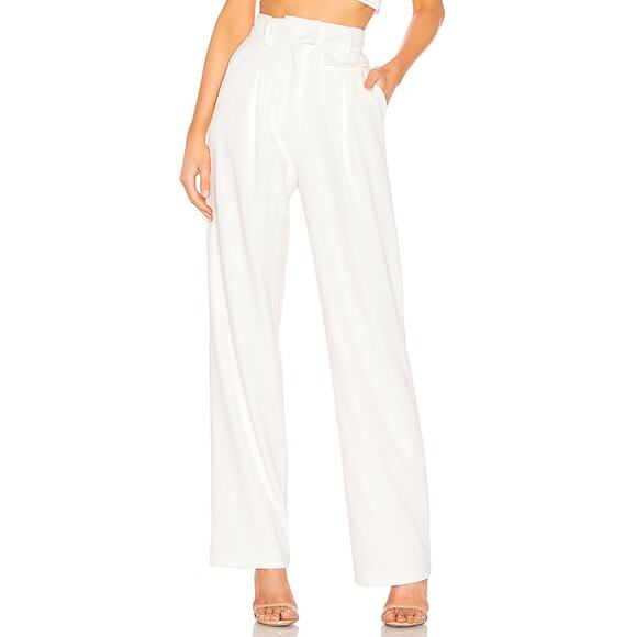 Lpa 'Carlotta' Beige Poly Pant Size S - Picture 1 of 4